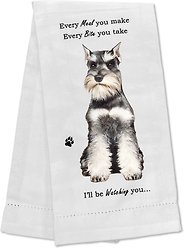 E&S PETS Schnauzer Uncropped Cotton Kitchen Towel