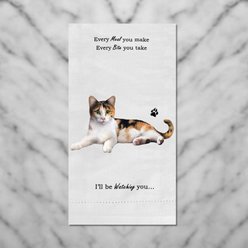 E&S PETS Calico Cat Cotton Kitchen Towel slide 2 of 6