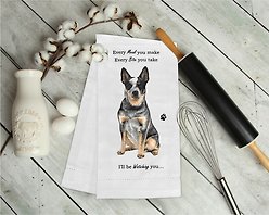 E&S PETS Australian Cattle Dog Cotton Kitchen Towel slide 2 of 6