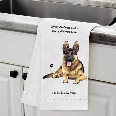 Show full view: E&S PETS German Shepherd Cotton Kitchen Towel slide 5 of 6