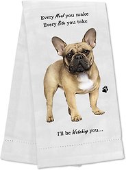 E&S PETS French Bulldog Cotton Kitchen Towel