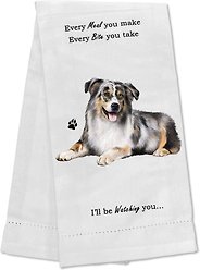 E&S PETS Australian Shepherd Cotton Kitchen Towel