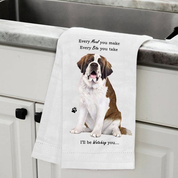E&S PETS Basset Hound Cotton Kitchen Towel