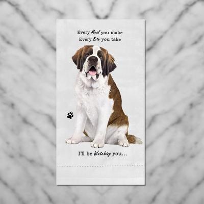 Show full view: E&S PETS Saint Bernard Cotton Kitchen Towel slide 4 of 6