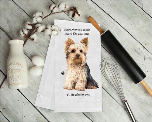 Show full view: E&S PETS Yorkie Cotton Kitchen Towel slide 3 of 6