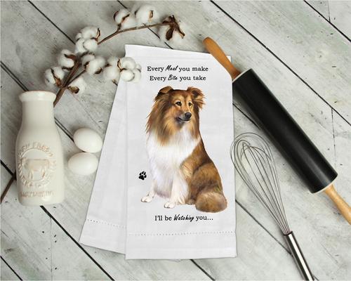 Show full view: E&S PETS Sheltie Cotton Kitchen Towel slide 3 of 6