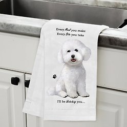 E&S PETS Bichon Frise Cotton Kitchen Towel slide 2 of 6