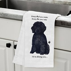 E&S PETS Black Poodle Cotton Kitchen Towel slide 2 of 6
