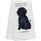 Show in main carousel: E&S PETS Black Poodle Cotton Kitchen Towel slide 1 of 6