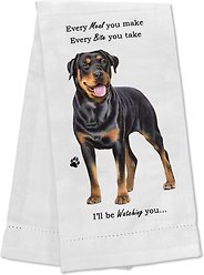 E&S PETS Rottweiler Cotton Kitchen Towel