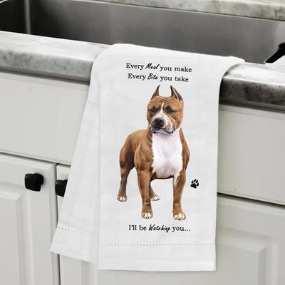 Show full view: E&S PETS Pit Bull Cotton Kitchen Towel slide 5 of 6