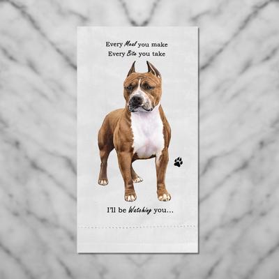 Show full view: E&S PETS Pit Bull Cotton Kitchen Towel slide 4 of 6