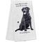 Show in main carousel: E&S PETS Black Labrador Cotton Kitchen Towel slide 1 of 6
