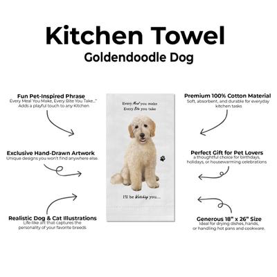 Show full view: E&S PETS Goldendoodle Cotton Kitchen Towel slide 2 of 6