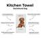 Show in main carousel: E&S PETS Dachshund Cotton Kitchen Towel, Red slide 2 of 6