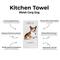 Show in main carousel: E&S PETS Welsh Corgi Cotton Kitchen Towel slide 2 of 6