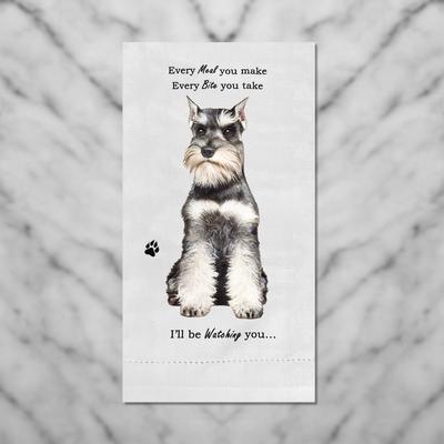 Show full view: E&S PETS Schnauzer Uncropped Cotton Kitchen Towel slide 4 of 6