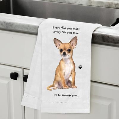 Show full view: E&S PETS Chihuahua Cotton Kitchen Towel slide 4 of 5