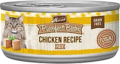 Merrick Purrfect Bistro Grain-Free Chicken Pate Canned Cat Food, 3-oz, case of 24