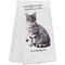 Show in main carousel: E&S PETS Silver Tabby Cat Cotton Kitchen Towel slide 1 of 6