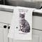 Show in main carousel: E&S PETS Silver Tabby Cat Cotton Kitchen Towel slide 5 of 6