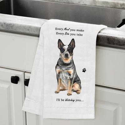 Show full view: E&S PETS Australian Cattle Dog Cotton Kitchen Towel slide 5 of 6