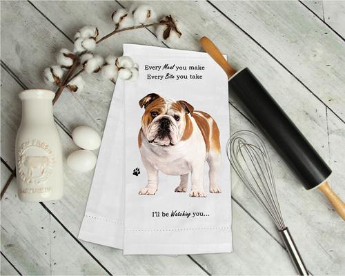 Show full view: E&S PETS Bulldog Cotton Kitchen Towel slide 3 of 6