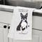 Show in main carousel: E&S PETS Boston Terrier Cotton Kitchen Towel slide 5 of 6