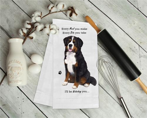 Show full view: E&S PETS Benese Mt Dog Cotton Kitchen Towel slide 3 of 6