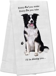 E&S PETS Border Collie Cotton Kitchen Towel