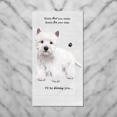 Show full view: E&S PETS Westie Cotton Kitchen Towel slide 4 of 6