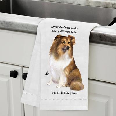 Show full view: E&S PETS Sheltie Cotton Kitchen Towel slide 5 of 6