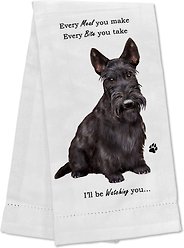 E&S PETS Scottie Cotton Kitchen Towel