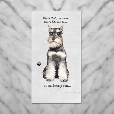Show full view: E&S PETS Schnauzer Cropped Cotton Kitchen Towel slide 4 of 6