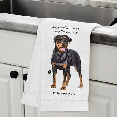 Show full view: E&S PETS Rottweiler Cotton Kitchen Towel slide 5 of 6