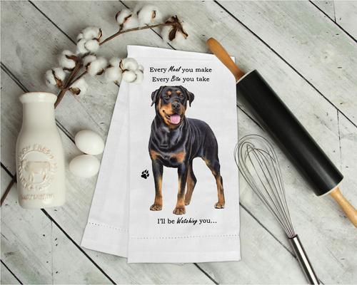 Show full view: E&S PETS Rottweiler Cotton Kitchen Towel slide 3 of 6