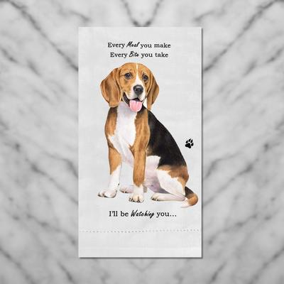 Show full view: E&S PETS Beagle Cotton Kitchen Towel slide 4 of 6