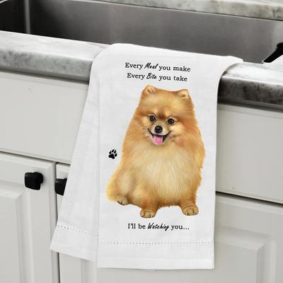 Show full view: E&S PETS Pomeranian Cotton Kitchen Towel slide 5 of 6