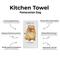 Show in main carousel: E&S PETS Pomeranian Cotton Kitchen Towel slide 2 of 6