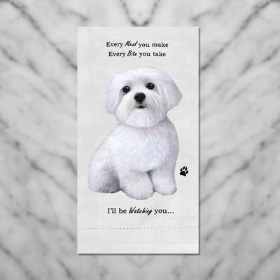 Show full view: E&S PETS Maltese Cotton Kitchen Towel slide 4 of 6