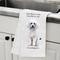 Show in main carousel: E&S PETS White Poodle Cotton Kitchen Towel slide 5 of 6
