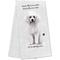 Show in main carousel: E&S PETS White Poodle Cotton Kitchen Towel slide 1 of 6