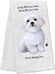 E&S PETS Maltese Cotton Kitchen Towel