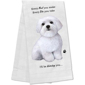 E&S PETS Maltese Cotton Kitchen Towel