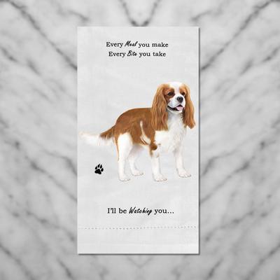 Show full view: E&S PETS King Charles Cavalier Cotton Kitchen Towel slide 4 of 6