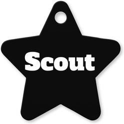 Buckle-Down Custom Color Personalized Aluminum Star Shaped Dog ID Tag, Large slide 2 of 5