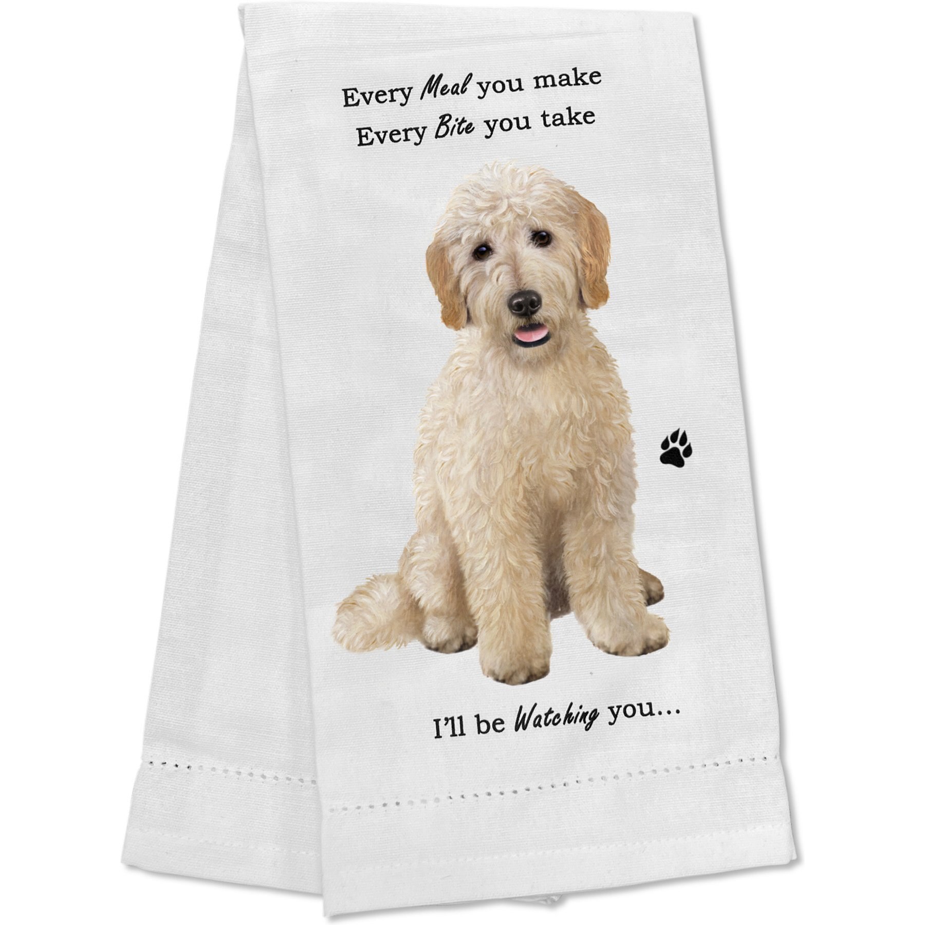 E&S PETS Goldendoodle Cotton Kitchen Towel
