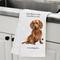 Show in main carousel: E&S PETS Dachshund Cotton Kitchen Towel, Red slide 5 of 6