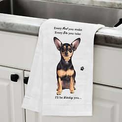E&S PETS Black Chihuahua Cotton Kitchen Towel slide 2 of 6