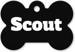 Buckle-Down Custom Color Personalized Aluminum Bone Shaped Dog ID Tag, Large slide 2 of 5
